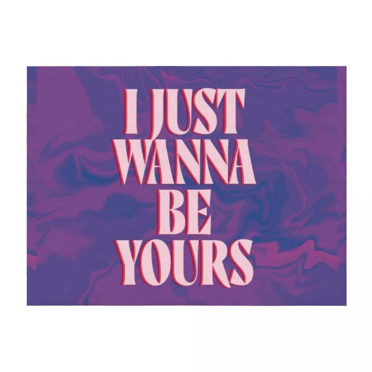 

I just wanna be yours Throw Blanket Blankets Sofas Of Decoration Luxury Thicken Retros Multi-Purpose Blankets