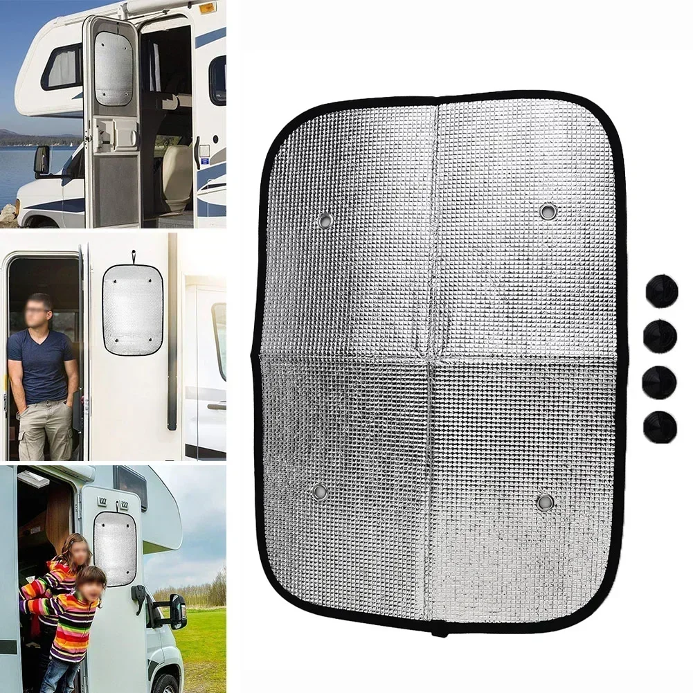 

RV Door Shade Cover RV Vent Covers Camping Long-lasting Performance Privacy Protection Total Blackout Wear-resistant