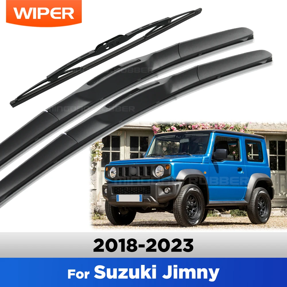 

Для Suzuki Jimny GJ 2018-2023 2019 2020 2021 2022 стеклоочиститель передние и задние щетки стеклоочистителя лобовое стекло щетки для окон 18 "+ 16" + 11"