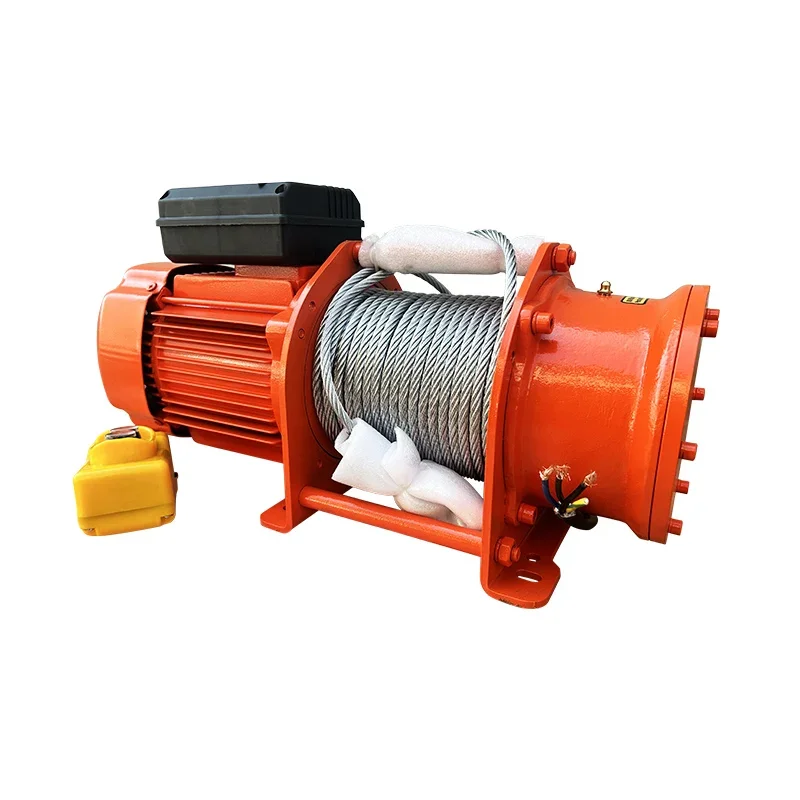 

High speed 500kg small electric winch double brake