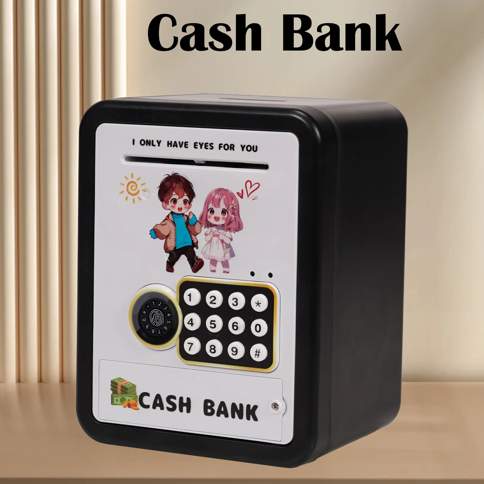 Atm Money Saving Boxes High Quality Passpord Piggy Bank Children Toys Creative Design Pvc Money Bank Toy for Kids Christmas Gift