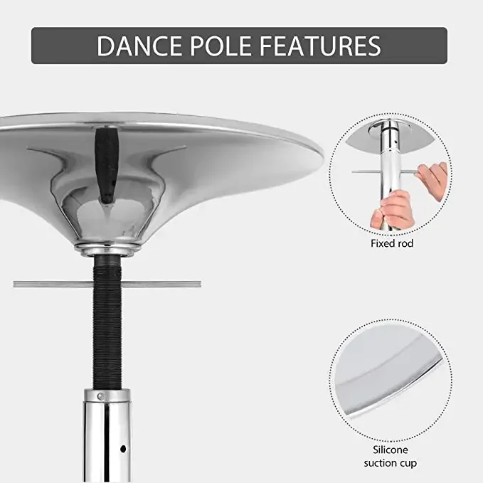2026 Professional Stripper Pole Spinning Dancing Pole For Exercise Club Party Pub Homepromote Sales