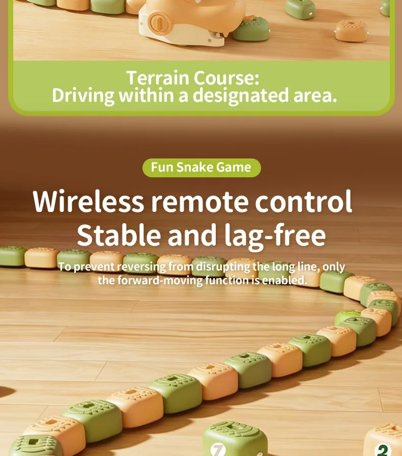 New Electric Remote-Controlled Snake Magnet Car,Parent-Child Interactive MultiPlayer Battle Toy,Christmas Birthday Gift for Kids