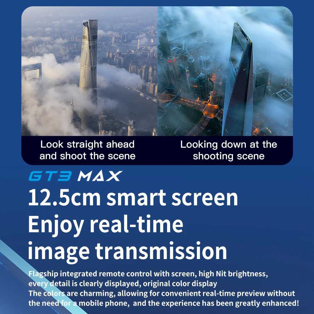 GT3 مع شاشة صغيرة بدون طيار 8K HD كاميرا 180 °   ESC التصوير الجوي الطائرات ارتفاع الجيب UFO التحكم عن بعد لعبة الطائرات الهدايا