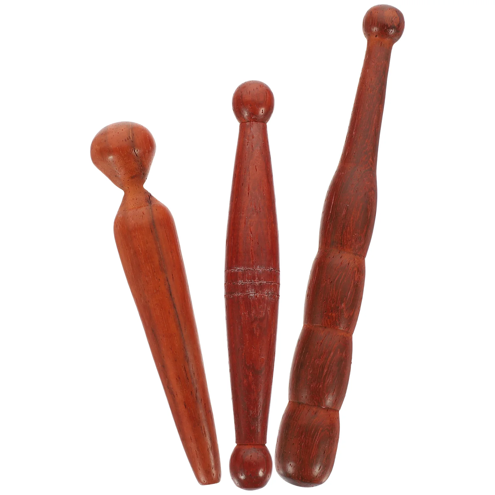 

3 Pcs Foot Massage Stick Reflexology Legs Comb Feet Massager Wood Massgae Sticks Acupressure Tool Wooden Manual