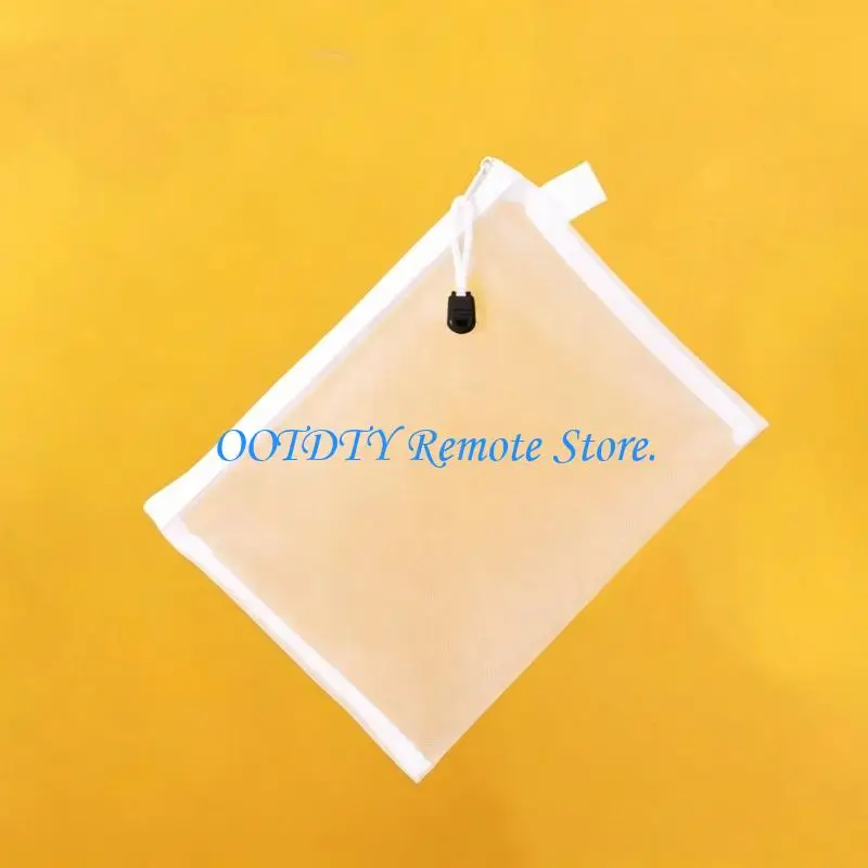 Pack of 8 Multipurpose See Through Nylon Carrying Case With Secure Closure For School Home Or Outdoor Activity