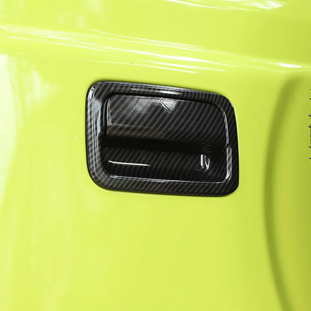 Car Side Door Rear Tail Door Handle Bowl Decoration Cover for Suzuki Jimny JB64 JB74 2019 2020 2021 2022 2023 Exterior Accessory