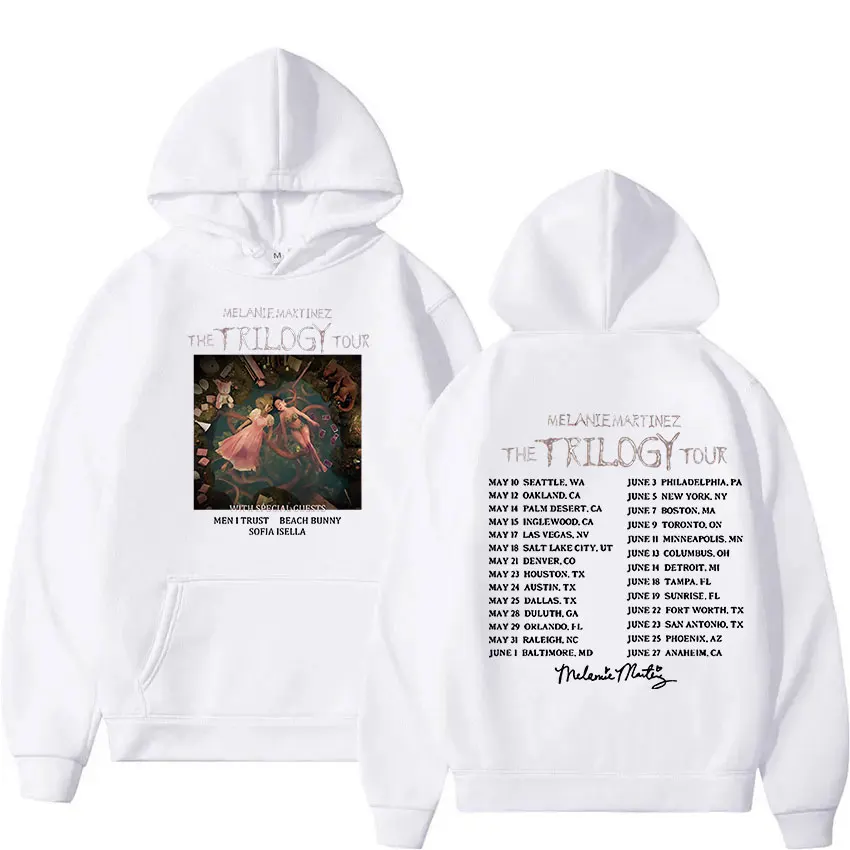 Melanie Martinez die Trilogie Tour 2024 Print Hoodie Mann Frau Retro Langarm Harajuku Mode Sweatshirt Pullover Streetwear