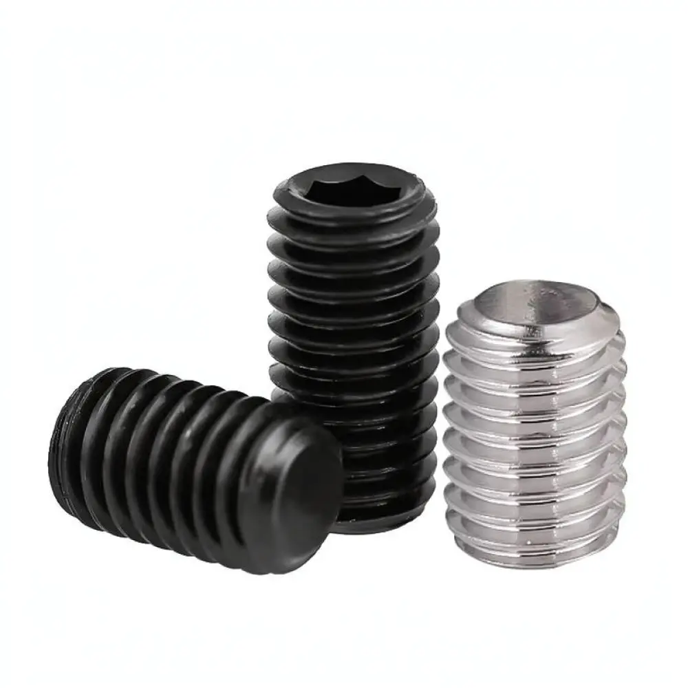 Metric Flat Point Grub Screws 304 Stainless Steel Hex Socket Set Screw For BRT Precision Mechanical Assembly Hardware