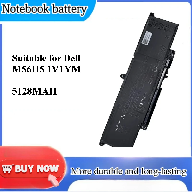 for M56H5 1V1YM Laptop Battery 60WH