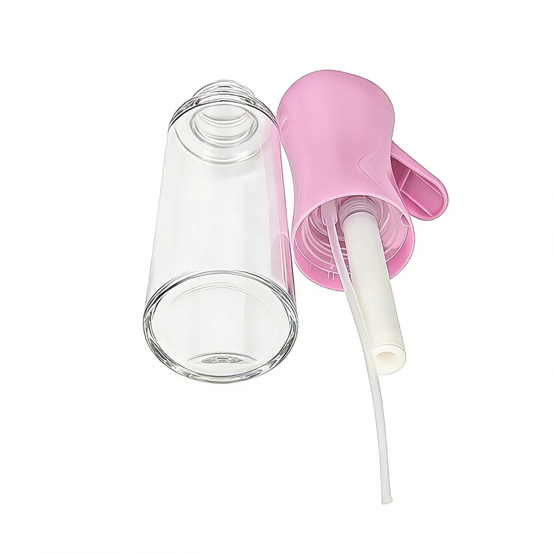 1pcs High-Pressure Spray Bottle Transparent Continuous Mist Spray Bottle Refill Bottle For Disinfectant And Toner