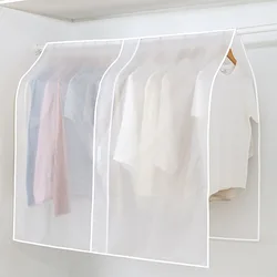 Clothing Dust Cover Transparent Dress Clothes Garment Dust Covers Hanging Organizer Waterproof Jacket Coat Wardrobe Storage