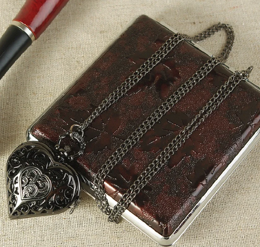 ساعة جيب رومانية منحوتة ومجوفة منحوتة بشكل كلاسيكي ، هدية قلادة سلسلة عصرية ، 15 نوعًا من نمط الوجه ، لطيف ، جديد #3