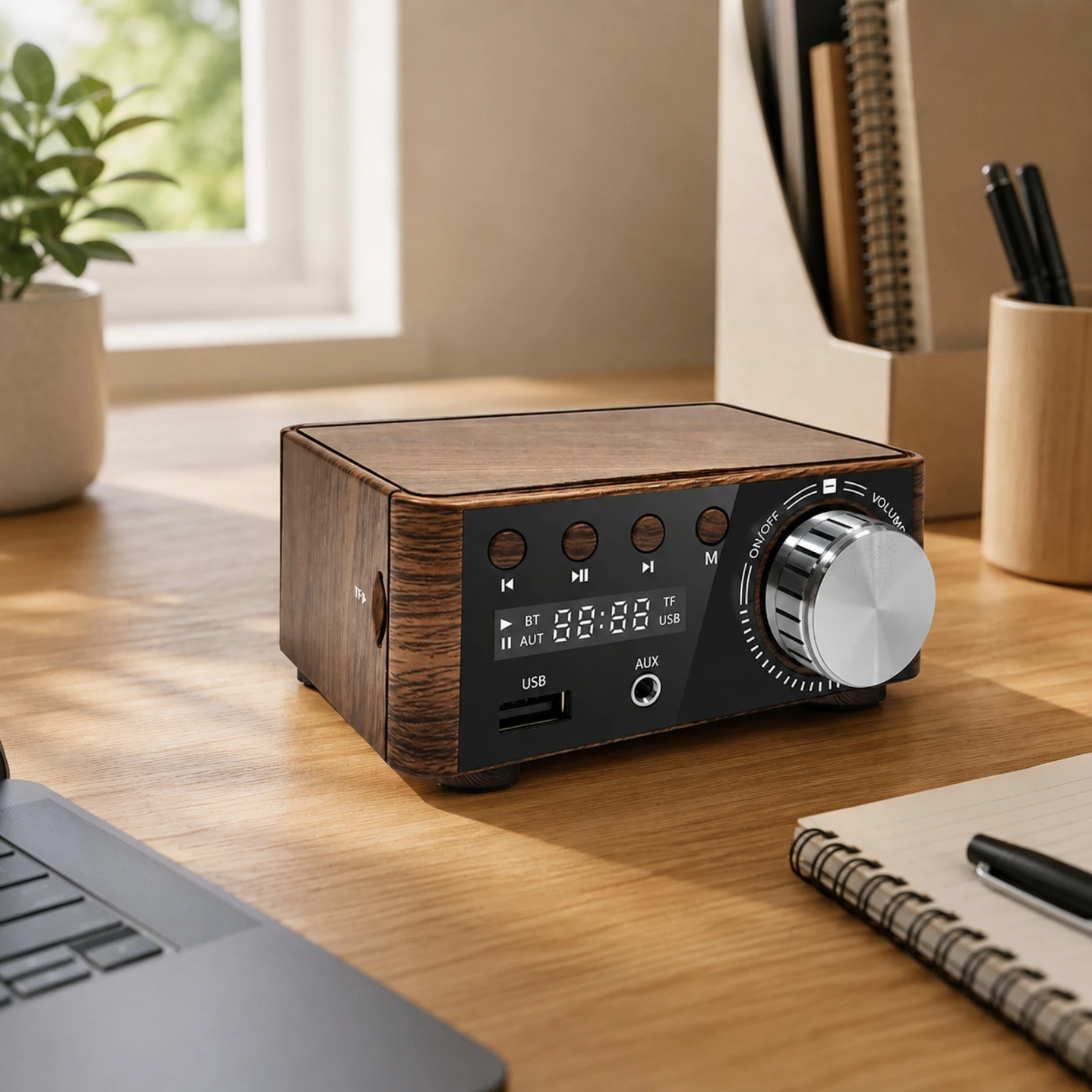 Integrated Amp High-Fidelity Bluetooth Digital Amplifier for Office, Study