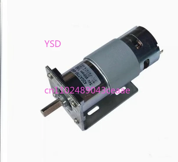 

Low-Speed Forward & Reverse Motor (42GA775 Specification, 12V/24V, 10-955rpm, All-Metal Gears, Speed Adjustable)