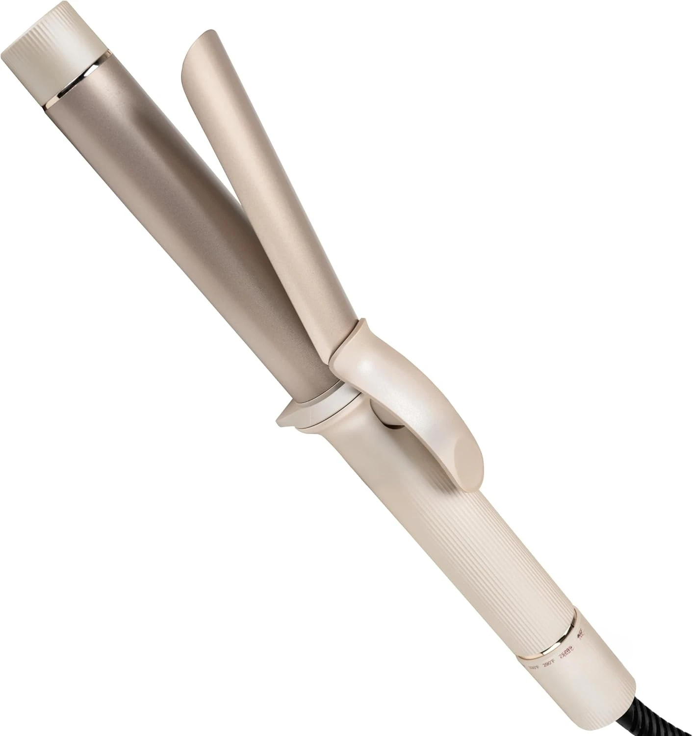 Ceramic Curling Iron & 44 Iron Guard (2 Oz), Creates Smooth, Long-Lasting, Frizz-Free Curls & Waves, 90-Second Heat Up, 1.25", Vanilla Kit