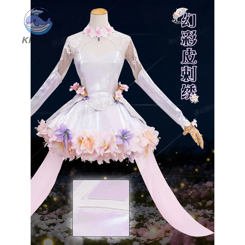 

Свадебный костюм для косплея Overwatch Kiriko-Handami Dream Hortensa, полный комплект OW Game Outfit, поставка с фабрики KKCos