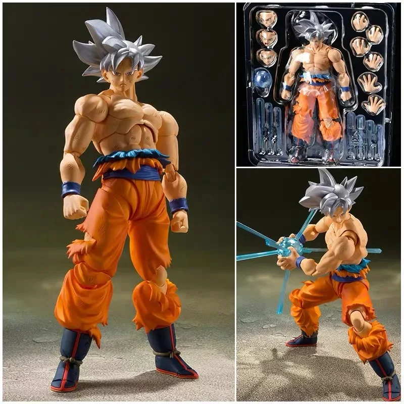 

Dragon Ball Z Figure White Hair Son Goku Action Figure Dragon Ball Migatte No Goku 16cm Model Toys Joint Movable Doll Toy