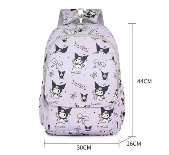 mochila Kuromi Girls Backpack Large capacity New School Bag for Teenager Women School Backapck Female