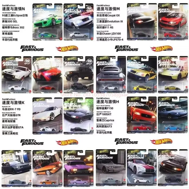 Genuino Hot Wheels Hnw46 Veloce e Furioso 2025-2026 Serise 1/64 Mitsubishi Auto Pressofuso Modello Collezione di Auto Giocattoli Regali A Sorpresa