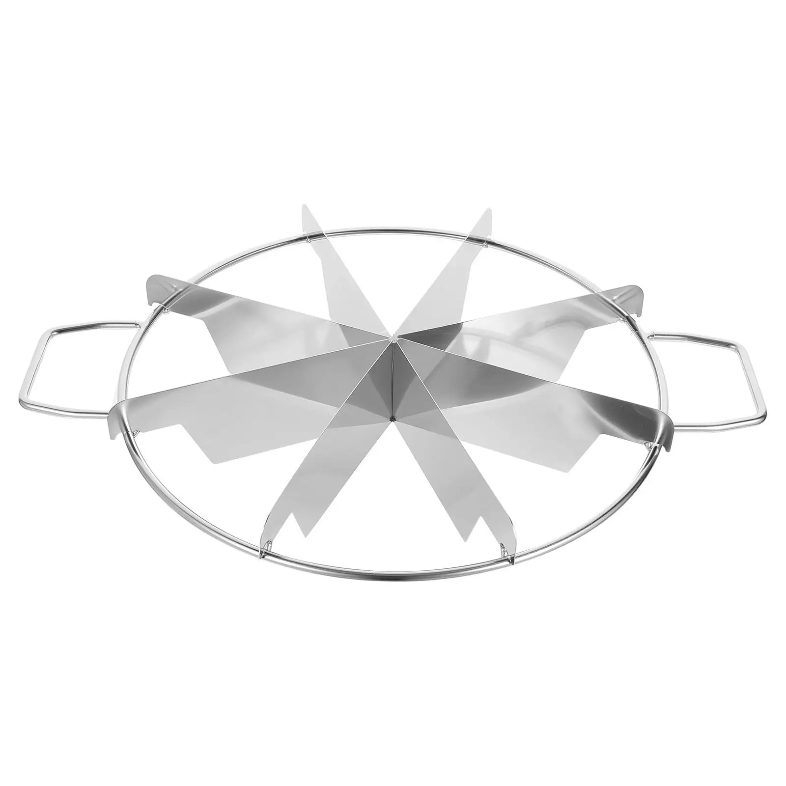 Stainless Steel 8-Slice Cake Cutter Slicer for Even Slicing Layer Cakes Pies Cheesecakes Birthday Wedding Party Pastry Server