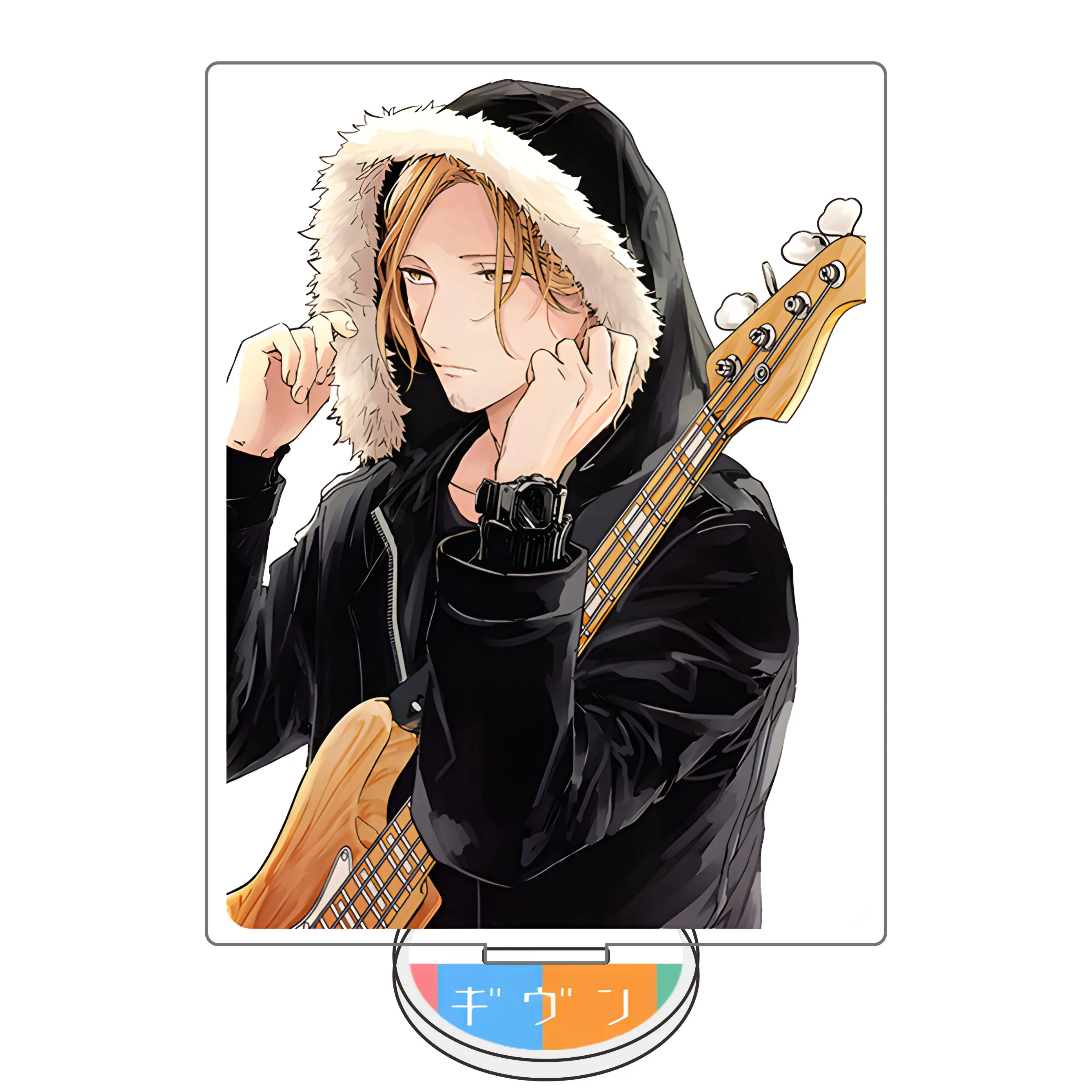 Given Satou Mafuyu Acrylic Stand Keychain, Anime Merch