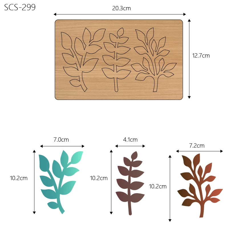 Plant Wooden Cutting Knife Die, Used with the Machine, SCS299