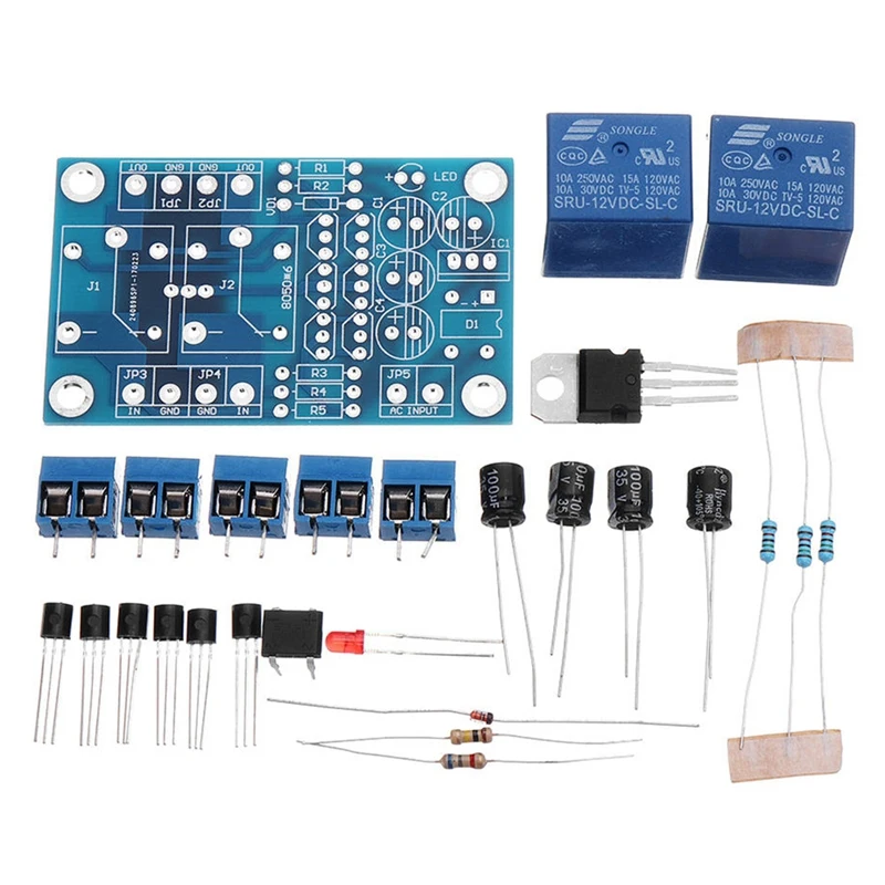 Audio Speaker Protection Board Component Amplifier DIY Boot Delay DC Protect DIY Kit For Arduino Stereo Amplifier