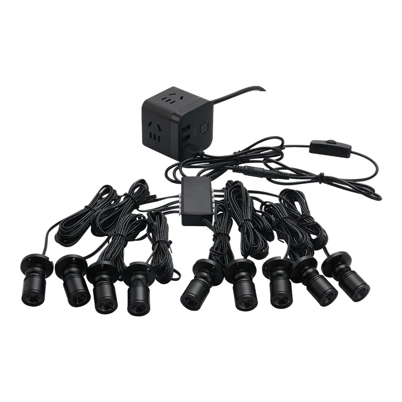 Imagem -04 - Pode Ser Escurecido Usb 5v 1w Mini Conduziu a Luz do Ponto Lâmpada Cabo Longo para o Modelo Display Balcão Armário de Vinho Garagem Kit Exposição Prateleira