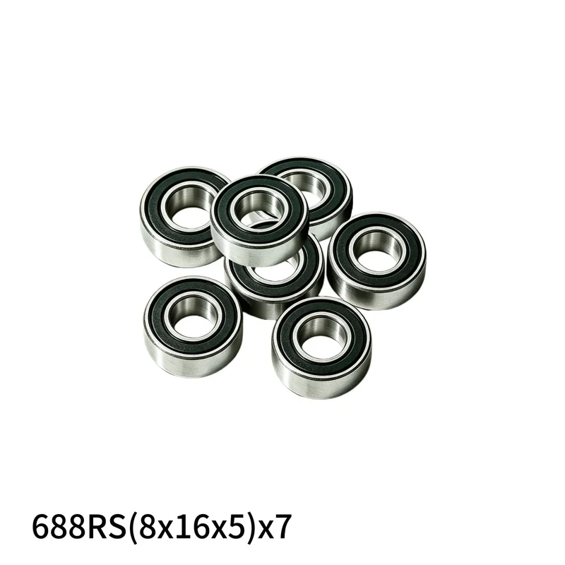 23pcs Complete Sealed Bearing Kit for 1/16 RC Wheel Loader Construction Model Hub & Gearbox Spare Bearings