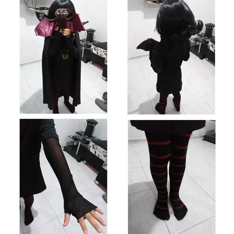 New Carnival Halloween Costumes For Girls Purim Hotel Transylvaniaing Mavis Cosplay Fancy Dress Vampire Child Adult Women MN9