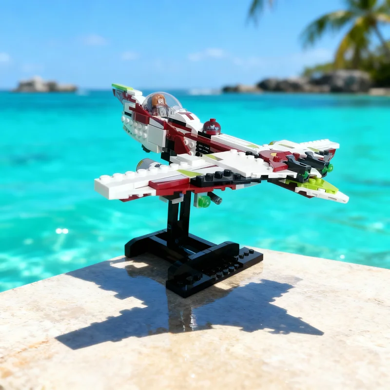 

262pcs MOC Kenobi Starship Set Alternative Build Star Battle Model Building Blocks Architecture Toy Christmas Gift Brick