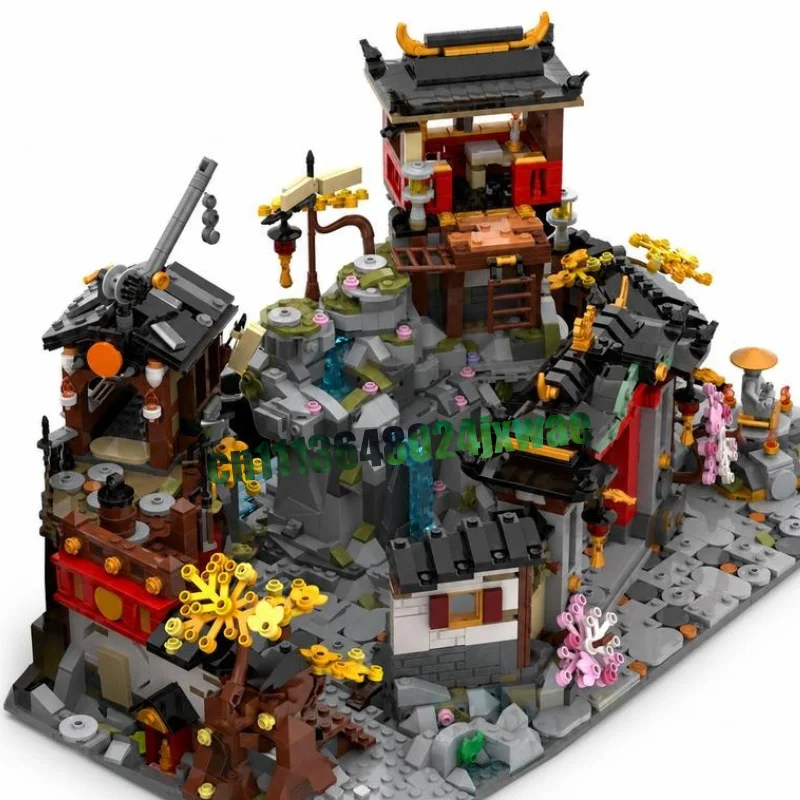 6266PCS Ninjago City Old Town MOC Model Custom Puzzle Architecture DIY Assembly Educational Building Blocks Collection Display - view 6