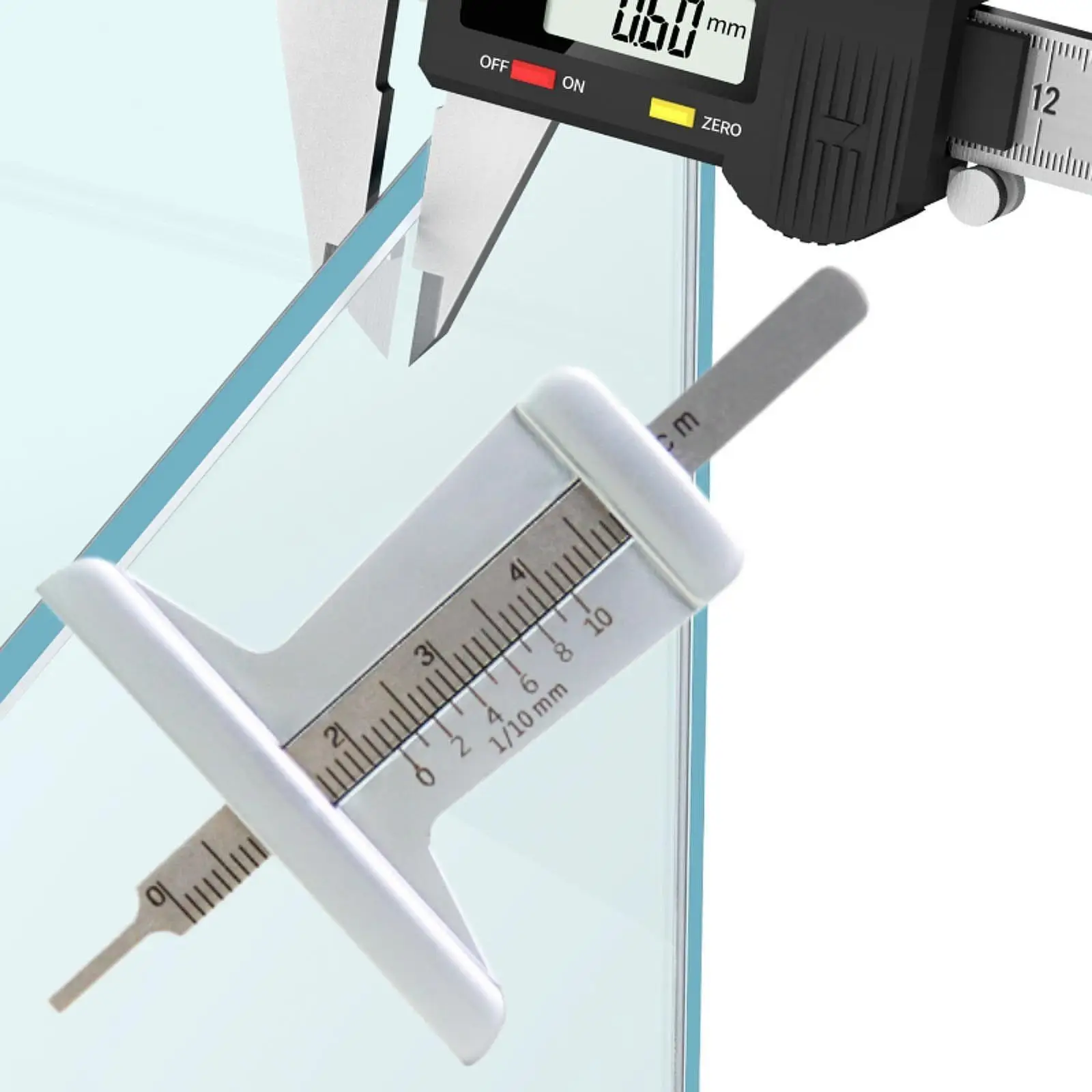 

Car Tire Tread Depth Gauge Stainless Steel Universal Easy to Use Vehicle Tire Tread Meter Tool Tire Pattern Depth Measure