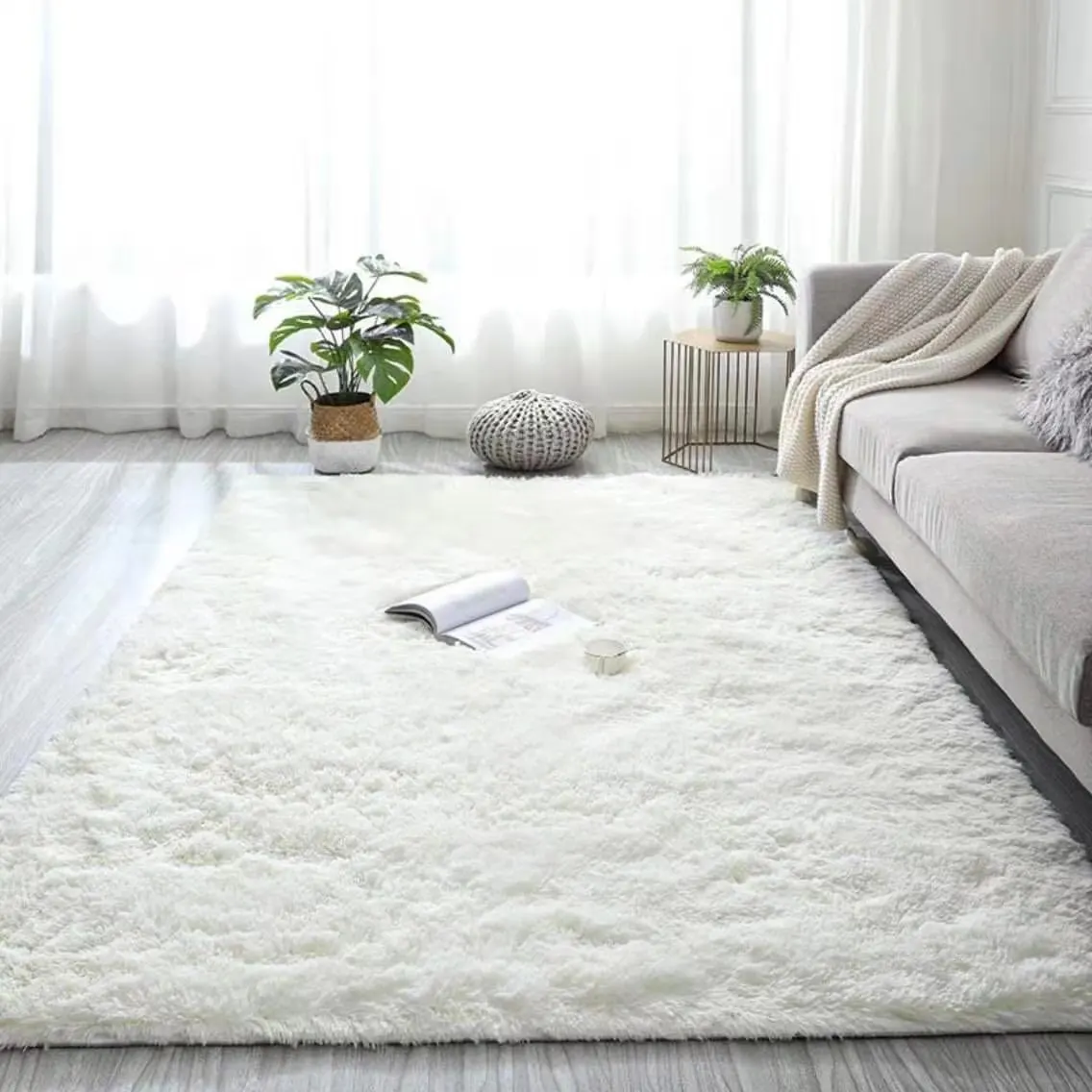 2026 Soft Fluffy Area Rugs for Bedroom Kids Room Living Room Carpet Shag Furry Fur Rug for Boys Girls Dorm Roompromote sales