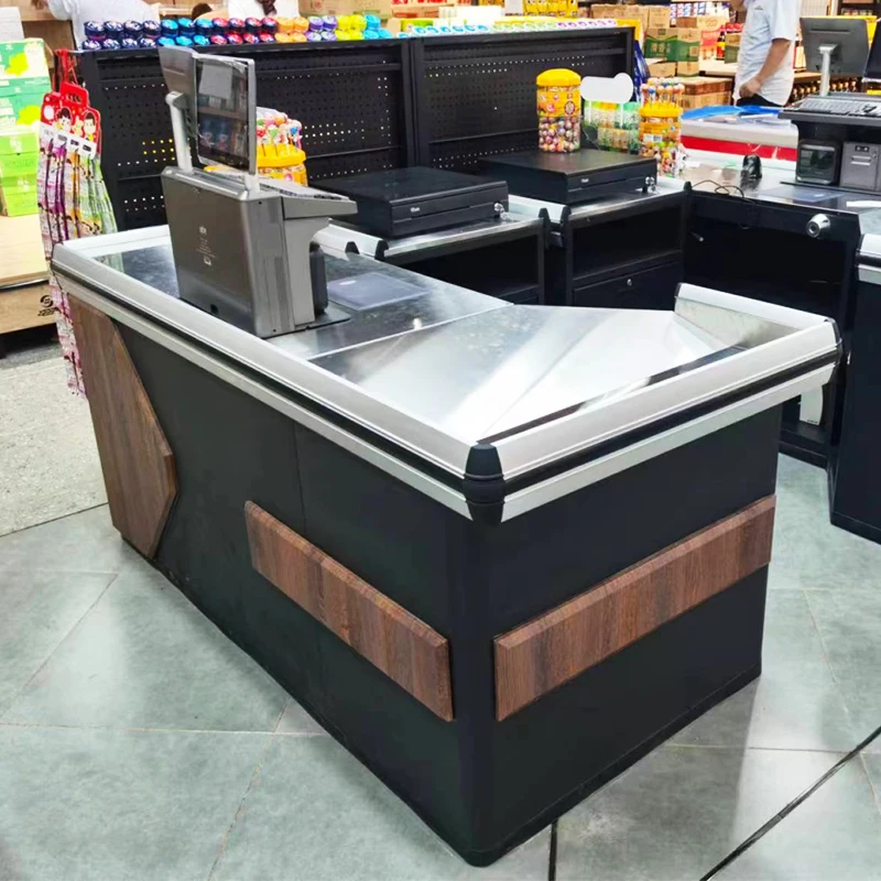 

New Design Supermarket Counter Table Grocery Store Cash Counter Checkout Counters