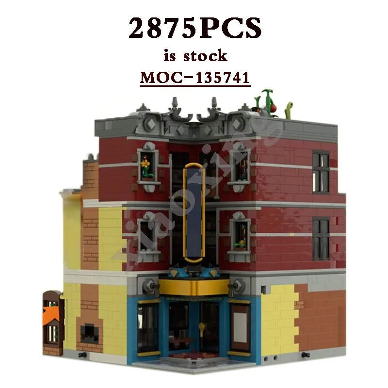 MOCInverted Jazz Club-Alternative Design for Set 10312 MOC-135741 Building Block Toy 2875 Pieces Assembled DIY Toy Birthday Gift