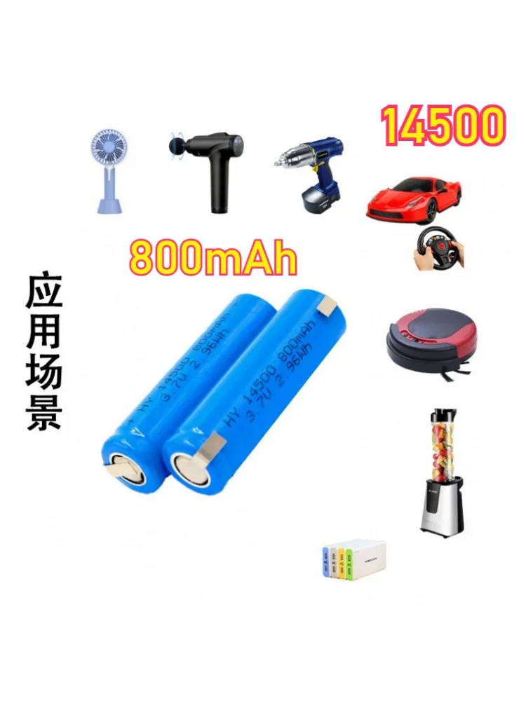 Batterie Li-ion de remplacement 14500, 3.7V, 800mAh, 14500 + NP, pour brosse à dents électrique Braun oral-b IO6 IO IO IO9 IO8 8N, Type 3758