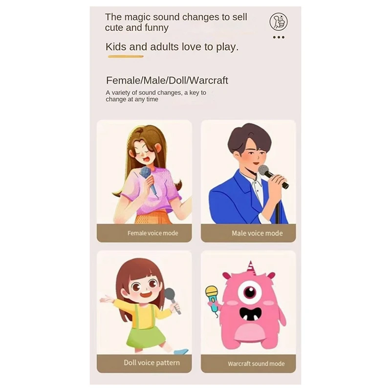 أفضل آلة كاريوكي صغيرة مع 2 ميكروفونات لاسلكية، مكبر صوت بلوتوث محمول