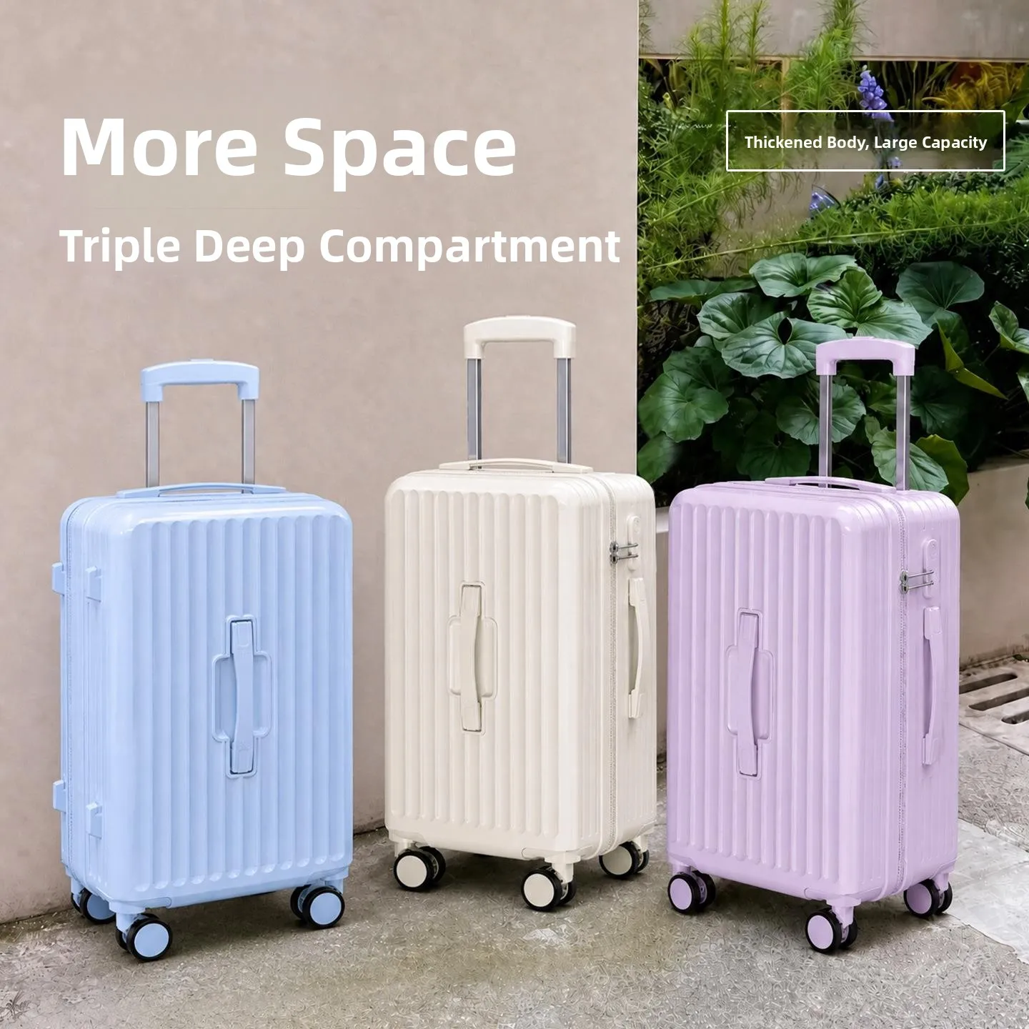 new-2026-20-inch-checkpoint-friendly-luggage-large-capacity-travel-suitcase-student-carry-on-bag-fashionable-leisure-classic