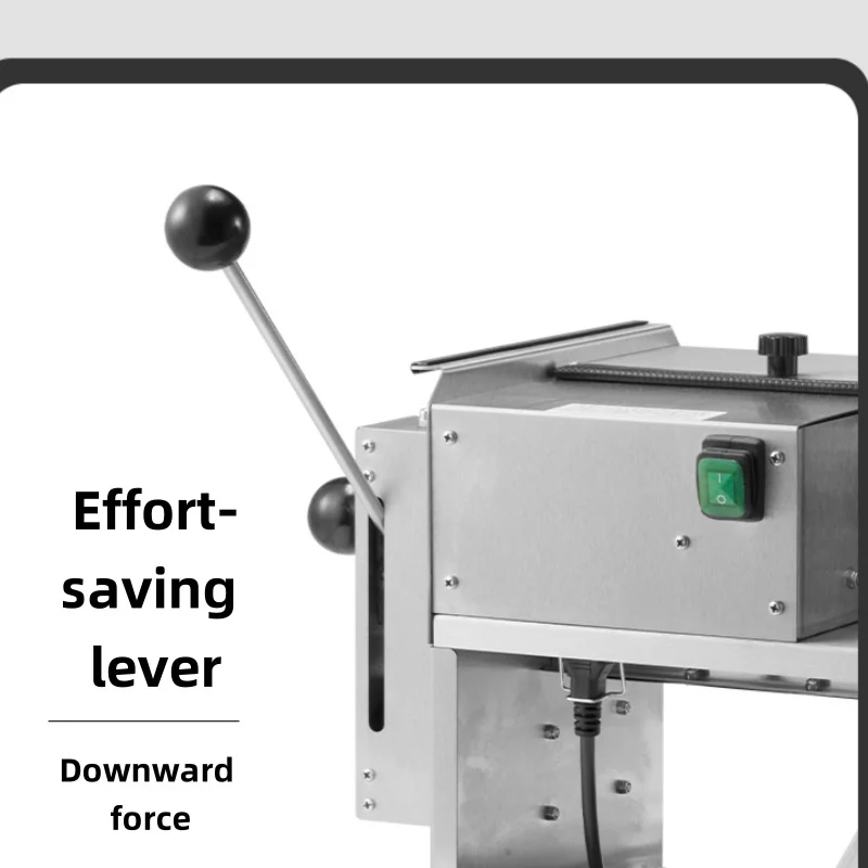 New Stainless Steel Cured Meat And Vegetable Slicer Hand-Operated And Electric Integrated Potato And Tomato Slicing Machine