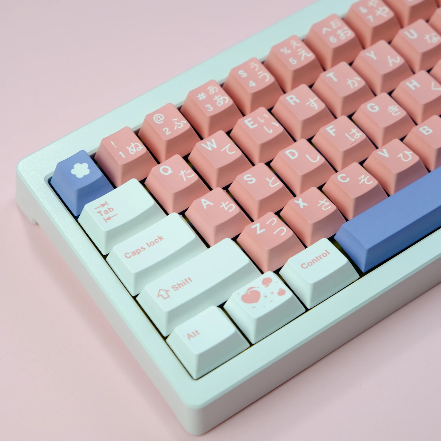 

129 Keys GMK Peach blossom Keycap PBT Dye Sublimation Japanese Keycap Cherry Profile Mechanical Keyboard Keycaps For MX switch