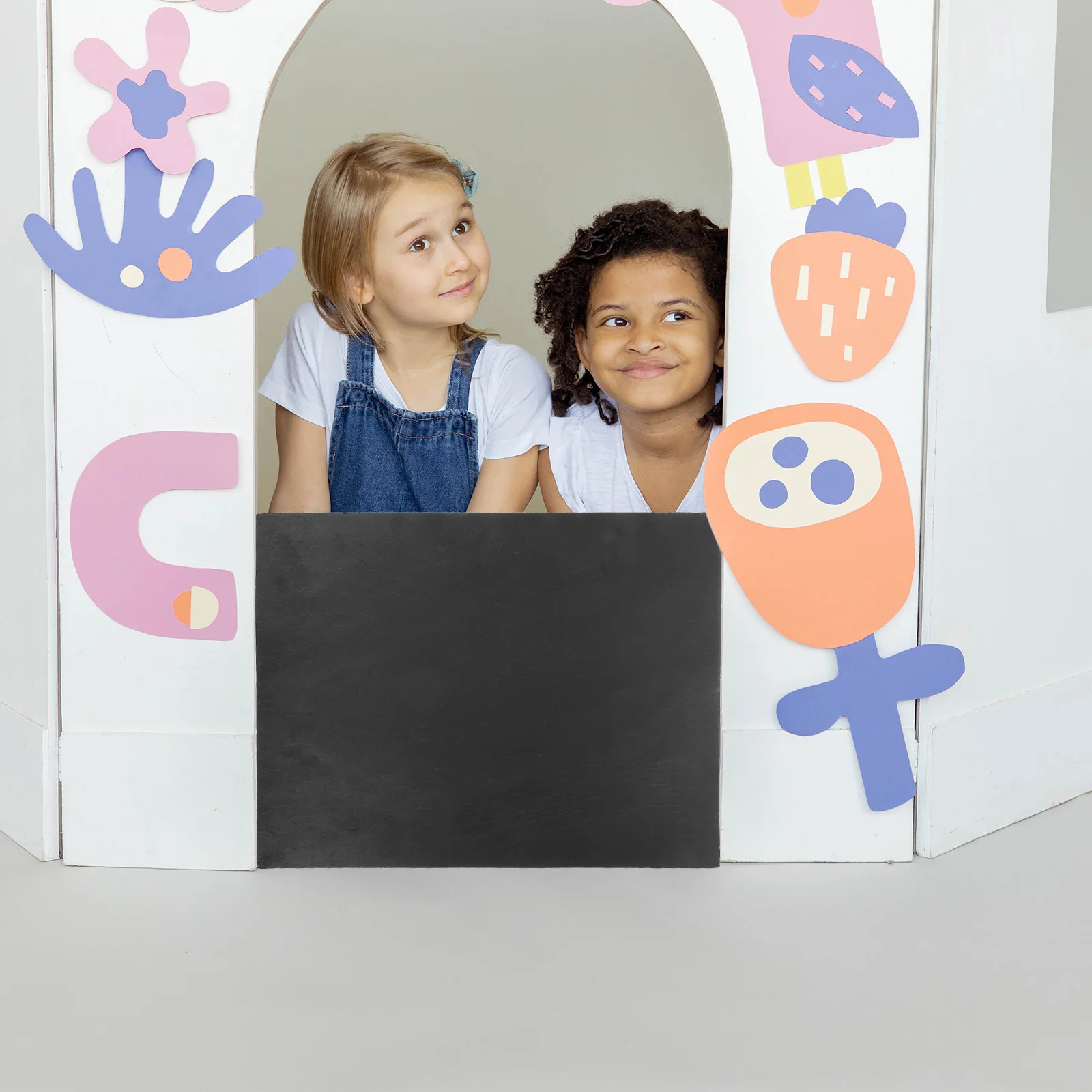 

6 Pcs Foam Board Display Card Project Poster White Boards Exhibition Craft Black