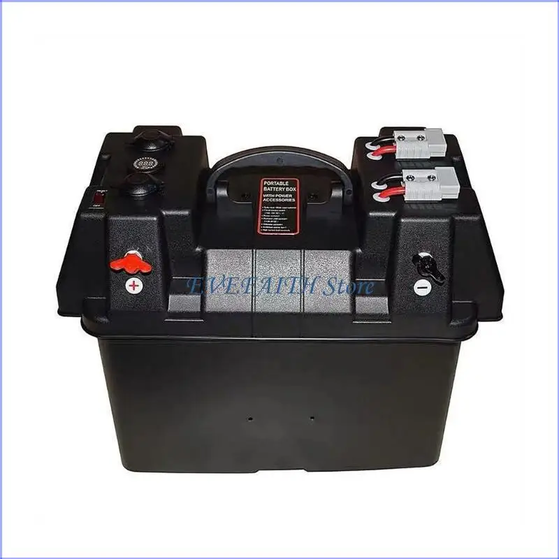 

124B ABS Plastic 12V Battery Case With Power Meter For Vehicle And Marine Applications