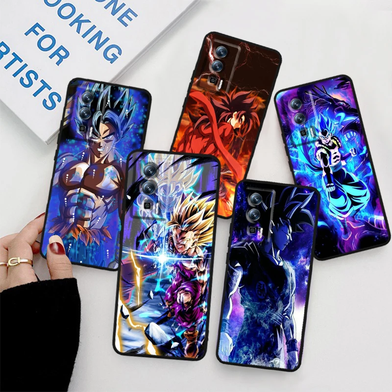 G-Goku D-Dragon Ball Z Anime For Xiaomi Redmi 9A 9C 9AT 10C 9 9T 10 12C 13C 8 12 K60 A1 K50 K40 5G Black Funda Phone Case