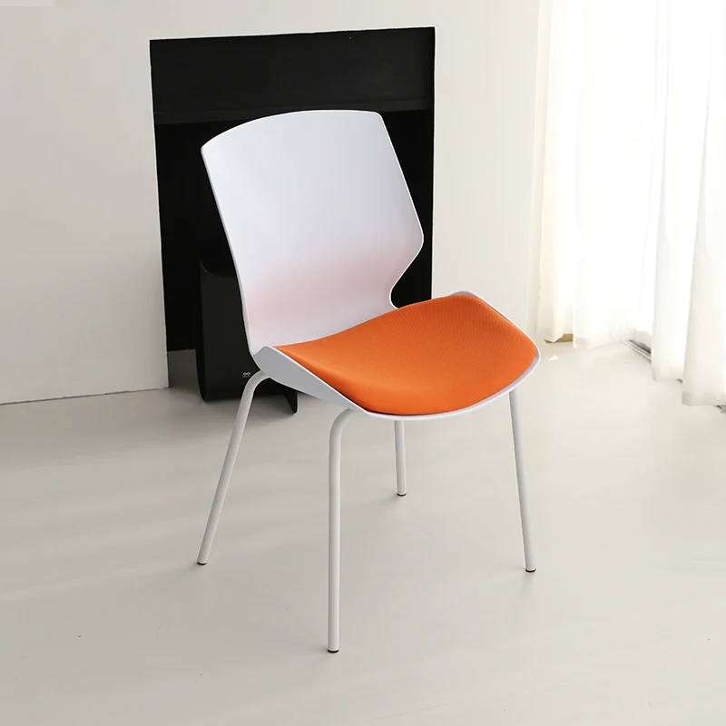 

Conference Training Chair Stackable Bow Simple Armless Staff Reception Chair Office Meeting Room Cadeira Escritorio Furniture