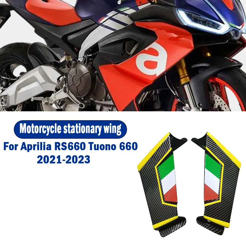 

For Aprilia RS 660 Tuono 660 2021 2022 2023 Windshield Wing Fairing Front Aerodynamic RS660 Spoiler Winglet