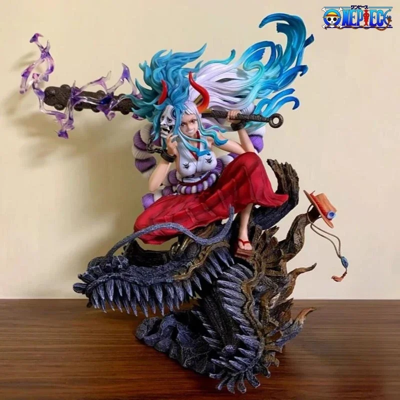 Gk One Piece Yamato Figures Kaidou Daughter Yamato Action Figures Pvc Anime Figurine Collection Model Toys Kids Christmas Gifts