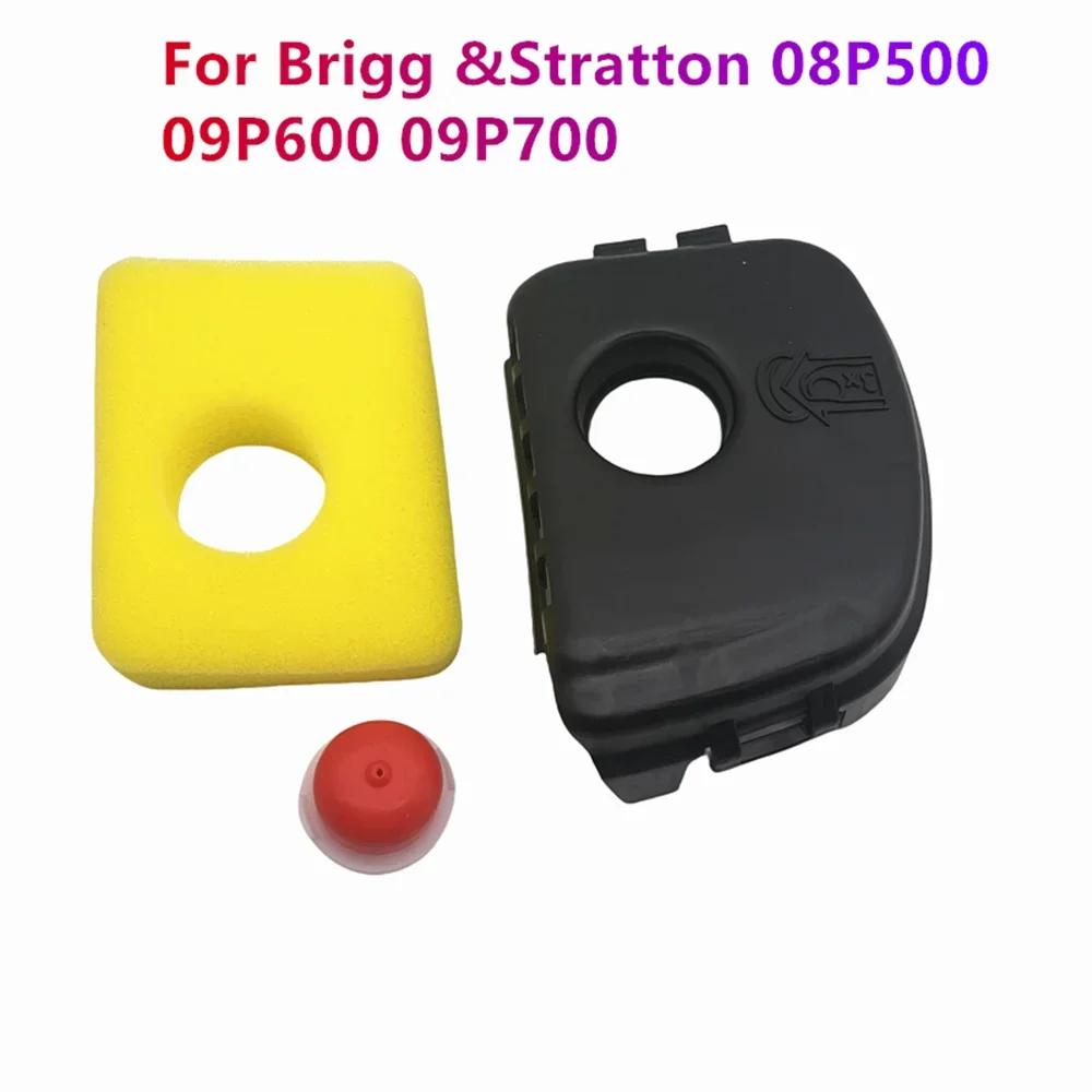 New kit Air Filter+Covver+Base Cover Plug Replace 595660 590581 799579 594281 590584 for Brigg &Stratton 08P500 09P600 09P700