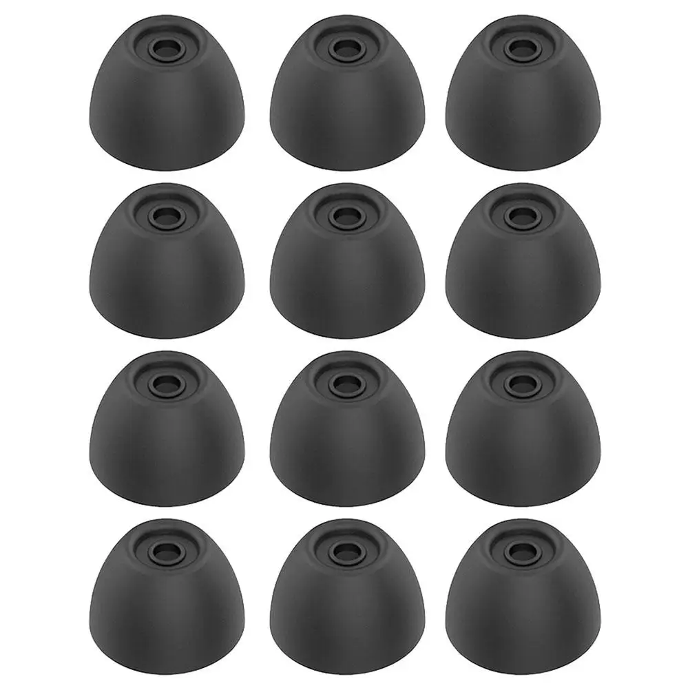 12 Pcs Headphone Cap Earplugs Phones Earbuds Sleeve Silica Gel Covers Earphone Supply